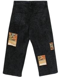 Stain Shade - Jean Patchwork À Effet Délavé - Lyst