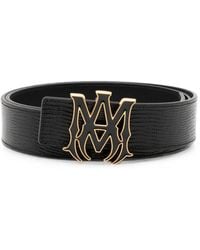 Amiri - Ceinture À Effet Peau De Lézard Ma - Lyst