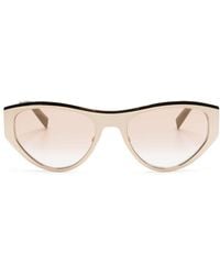 Givenchy - Cutout-Logo Cat-Eye Sunglasses - Lyst