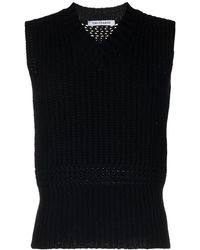 Trussardi - Sleeveless V-neck Jumper - Lyst