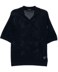 Tagliatore - Polo Tilley En Maille À Manches Courtes - Lyst