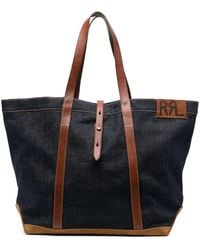RRL - Leather Tote Bag - Lyst
