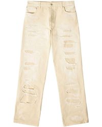 Heron Preston - Straight-Leg Distressed-Finish Jeans - Lyst