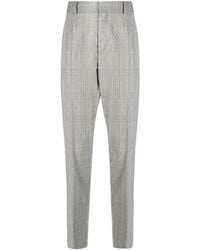 Isabel Marant - Check-Print Cotton Tailored Trousers - Lyst