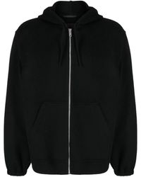 Givenchy - Zip-front Wool-blend Hoodie - Lyst