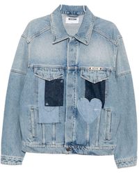 Moschino - Patchwork Denim Jacket - Lyst