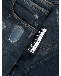 Philipp Plein - Low-Rise Slim-Cut Jeans - Lyst