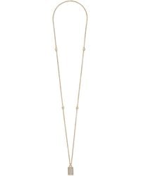 Dolce & Gabbana - Logo-Engraved Mixed-Metal Necklace - Lyst