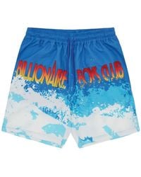 BBCICECREAM - Wave-Print Swim Shorts - Lyst