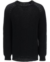 Ann Demeulemeester 'eric' Wool Sweater - Black