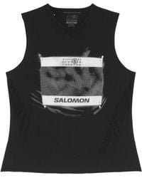 MM6 MAISON MARGIELA X SALOMON - X Salomon Logo-Print Tank Top - Lyst