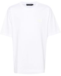 Dolce & Gabbana - Logo-Tag Cotton T-Shirt - Lyst