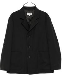 MM6 by Maison Margiela - Single-Breasted Blazer - Lyst