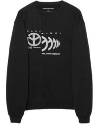 Maharishi - Maha Logo-Print Panelled Sweater - Lyst