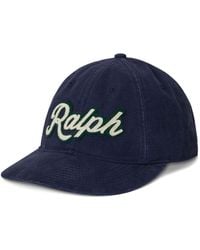 Polo Ralph Lauren - Logo-Patch Cotton Baseball Cap - Lyst