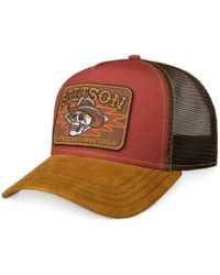 Stetson - Cowboy Skull Corduroy-Panel Cap - Lyst