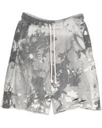 HELLSTAR - Tie-Dye Embellishment Shorts - Lyst