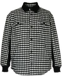 Undercover - Gingham-Check Flannel Shirt Jacket - Lyst