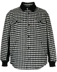 Undercover - Gingham-Check Flannel Shirt Jacket - Lyst