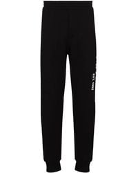 McQueen - Logo Graffiti Print Track Pants - Lyst