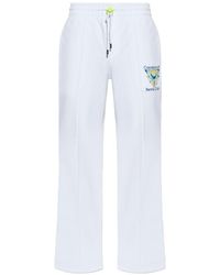 CASABLANCA - Tennis Club Icon Pintuck Joggers - Lyst
