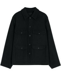 Lemaire - Patch-Pocket Buttoned Shirt Jacket - Lyst