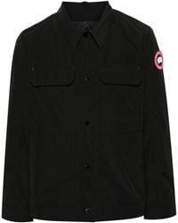 Canada Goose - Polyester-Cotton Snap-Front Coat - Lyst