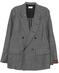 BED j.w. FORD - Double-Breasted Silk Jacket - Lyst