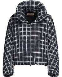 Marni - Checked Oversized Down Jacket - Lyst
