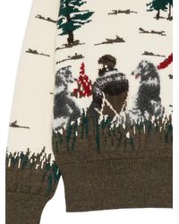 Junya Watanabe - Graphic-Print Sweatshirt - Lyst