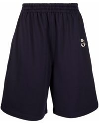 Isabel Marant - Logo-Embroidered Track Shorts - Lyst
