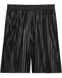 Helmut Lang - Leather Shorts - Lyst