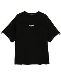 we11done - Logo-Tape T-Shirt - Lyst