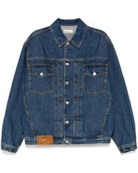 Bally - Button-Up Denim Jacket - Lyst