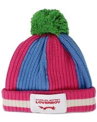Charles Jeffrey - Striped Pompom Beanie - Lyst