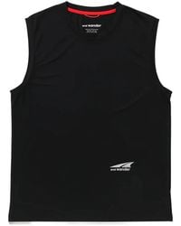 and wander - Logo-Print Sleeveless T-Shirt - Lyst