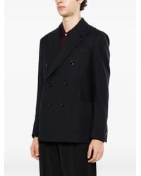 Lardini - Double-Breasted Peak-Lapel Blazer - Lyst