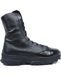 Y-3 - Lace-Up Chunky Sole Boots - Lyst