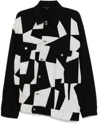 COMME DES GARÇON BLACK - パッチワーク ジャケット - Lyst