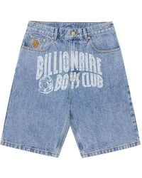 BBCICECREAM - Embroidered Logo Denim Shorts - Lyst