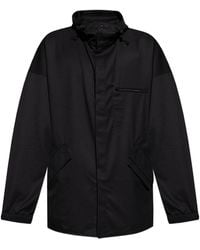 Y-3 - Stripe-Print Hooded Jacket - Lyst