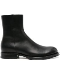 Lanvin - Medley Leather Ankle Boots - Men's - Calf Leather/rubber - Lyst