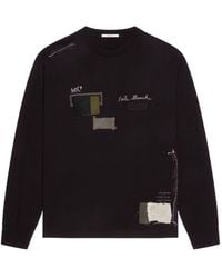 Givenchy - Patchwork Long-Sleeve T-Shirt - Lyst