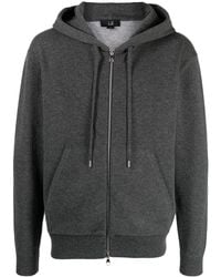 dunhill - Long-Sleeves Zip-Up Hoodie - Lyst