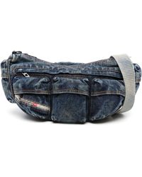 DIESEL - Re-Edition Travel 3000 Denim Shoulder Bag - Lyst