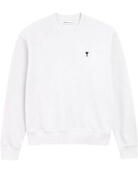 Ami Paris - Contrasted Sweatshirt - Lyst