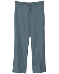KENZO - Virgin-Wool Tailored Trousers - Lyst