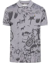 Vivienne Westwood - Graphic-Print Polo Shirt - Lyst