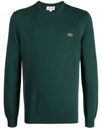 Lacoste - Crew Neck Cotton Sweater - Lyst