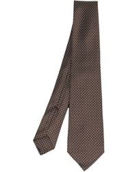 Kiton - Patterned Silk Tie - Lyst